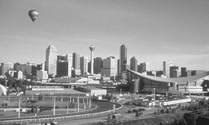 Calgary is Alberta's largest city and was the host of the 1988 Winter Olympics. Alberta Tourism Partnership.