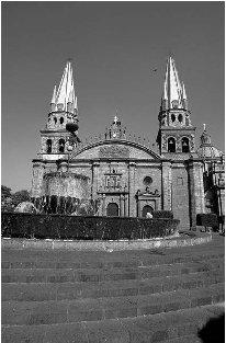 © Peter Langer/EPD Photos Cathedral in Guadalajara. Many Roman Catholic churches in Guadalajara date from the colonial period, and its cathedral was finished in 1618.