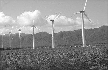 © Robert Frerck/Woodfin Camp Seven wind turbines installed in Oaxaca in the narrow isthmus of Tehuantepec are the only wind-power generators in Mexico.