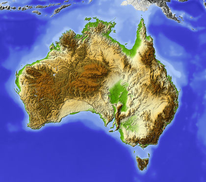 Australia Topography 1361
