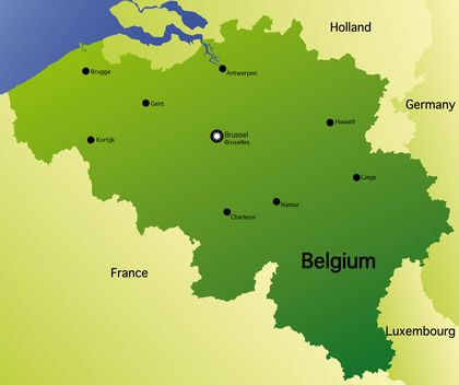 Belgium Location Size And Extent 1687