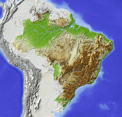 Brazil Topography 1474