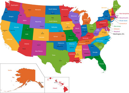 United States Location Size And Extent 1448