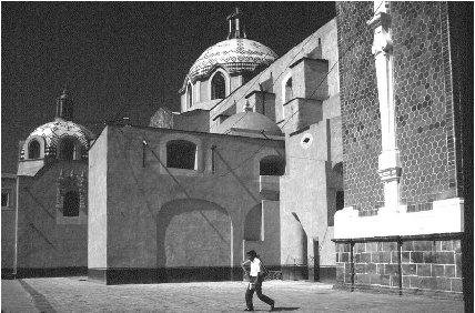 &#x00A9; Mireille Vautier/Woodfin Camp The Cathedral of Nuestra Se&#x00F1;ora de la Asuncion (Our Lady of the Assumption) in the capital, Tlaxcala, dates to the colonial period in the 1500s.
