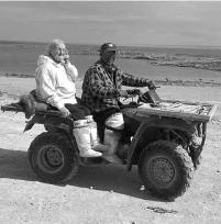 Many Inuit people use all-terrain vehicles to get around Nunavut. EPD Photos/Peter Langer