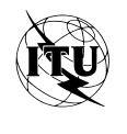 The International Telecommunication Union (ITU)