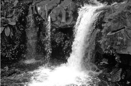 © Peter Langer/EPD Photos This waterfall is found in Eduardo Ruiz National Park, named for historian Eduardo Ruiz. The park lies near Uruapan, about 120 kilometers (75 miles) from the capital, Morelia. 